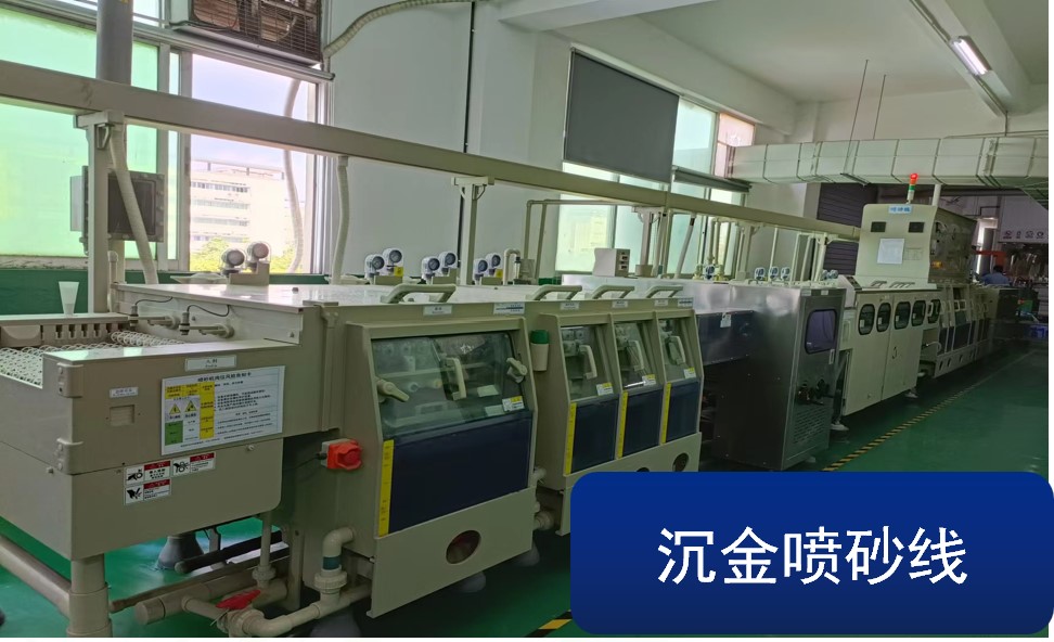 沉金喷砂线